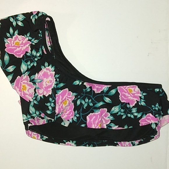 ★ Women's Plus Size Beautiful One Shoulder Ruffle Bikini Bathing Suit Top★XL - Picture 12 of 15